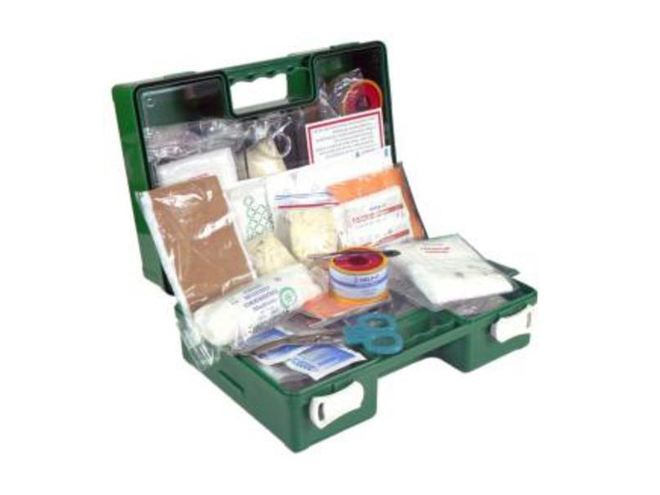 6-25 Person First Aid Kit in Plastic Box image 0
